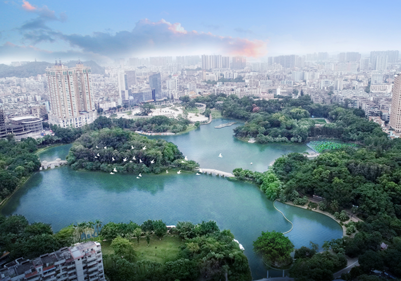 項目采用EPC模式，總湖體水域面積約50公頃，主要建設(shè)內(nèi)容包括：控源截污、活水補給、內(nèi)源治理、水生態(tài)修復(fù)、廁所改造、公園環(huán)境綜合整治。僅經(jīng)過3個多月治理，從劣五類達(dá)到地表水Ⅱ類標(biāo)準(zhǔn)，構(gòu)建“水下森林”景觀，擦亮綠色低碳城市名片，提升城市品質(zhì)品味。