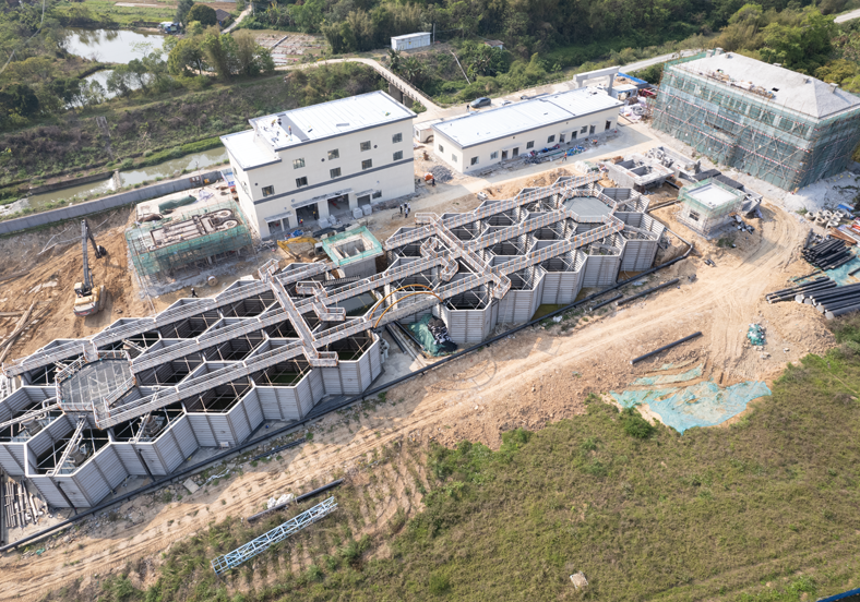 低碳低廢型柔性蜂巢裝配式污水處理廠